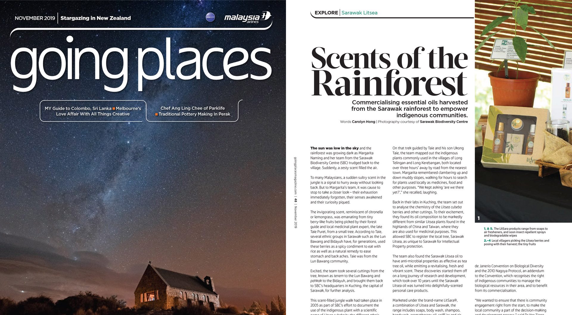 Scents of the Rainforest by Going Places Magazine November 2019