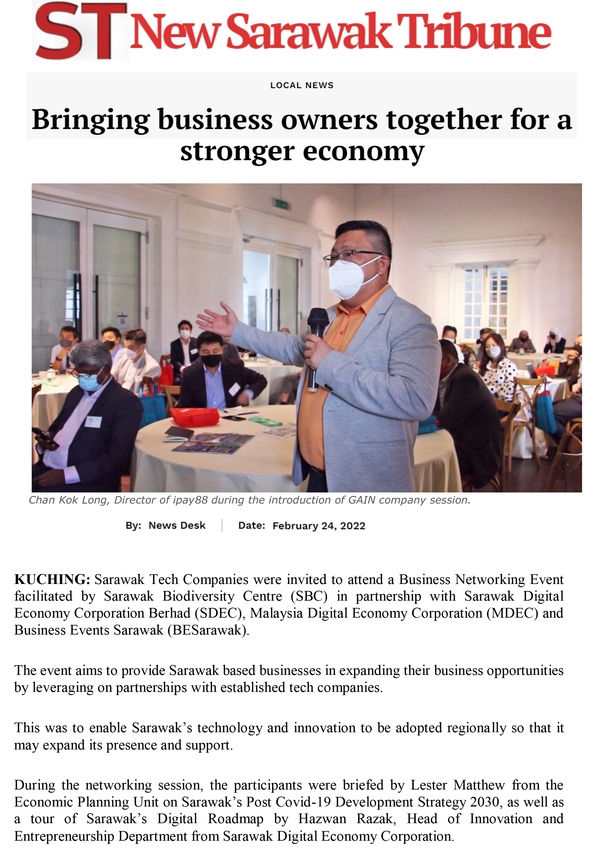 Bringing business owners together for a stronger economy