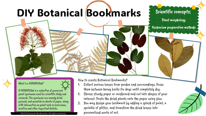 DIY Botanical Bookmarks