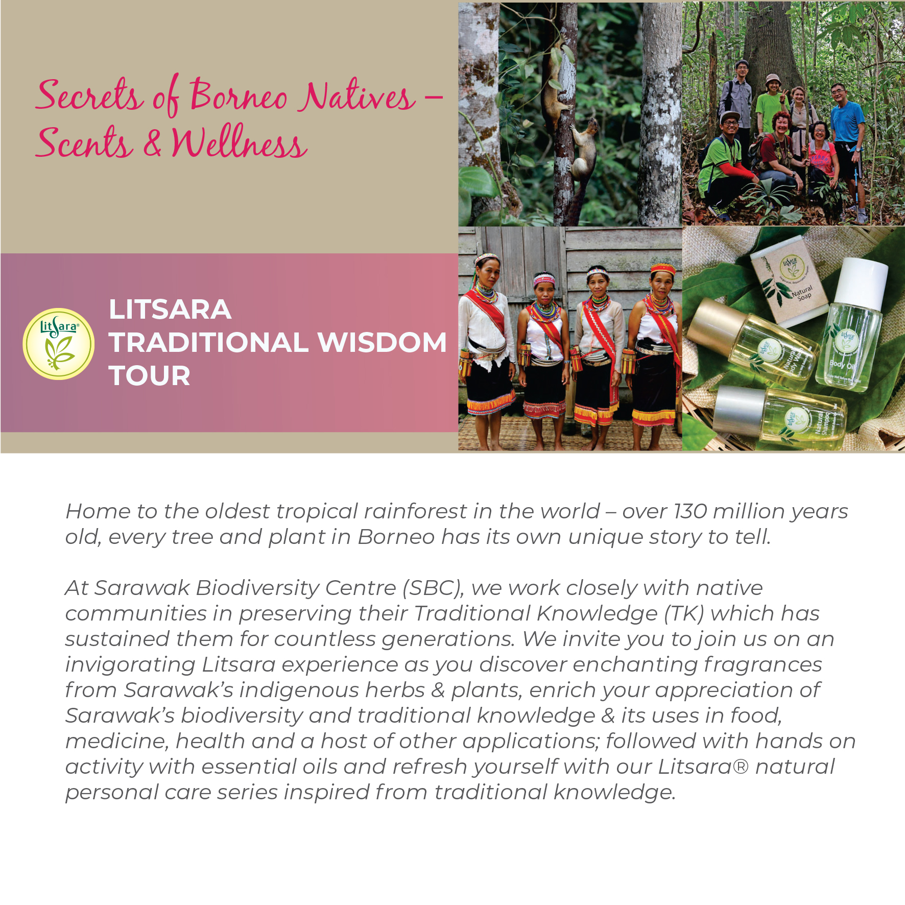 LitSara Traditional Wisdom Tour Leaflet